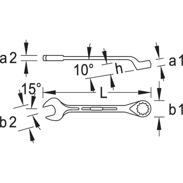Combination Wrench Set, 12 Pcs., 10-32mm, SAE Or Metric: Metric
